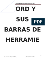 Word y Sus Barras de Herramientas.