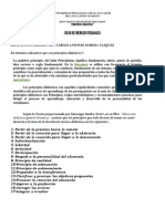 Principios didácticos universidad pedagógica El Salvador