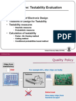 Testability Evaluation of Electronic Designs