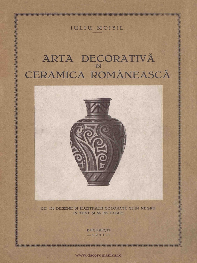 Arta Decorativa in Ceramica Romanesca | PDF