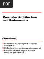 Computer Architecture and Performance