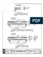 Cantilever Beam (CB) : 4-.10M, 4-.15M REST at .20M.O.C