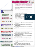 Punctuation Marks Rules Worksheet-12 Feb