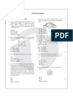 MH MCA CET Sample Paper 1