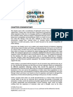 Giddens - CHAPTER COMMENTARY CITIES AND URBAN LIFE - Lecturer - Guide - 06 PDF