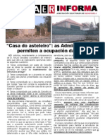 AER INFORMA Nº 27. "Casa do Asteleiro"