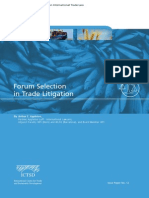 Forum Selection in Trade Litigation