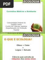 Ecologia - Conceitos básicos