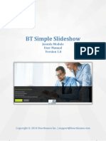 BT Simple Slideshow User Manual 1.0