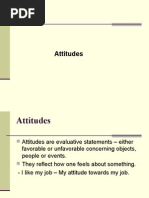 Attitudes Are Evaluative Statements - Either