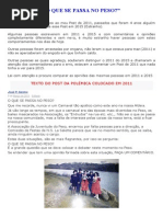 o Que Se Passa No Peso