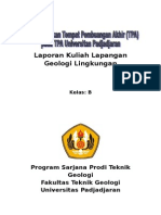 Kuliah Lapangan Geologi Lingkungan TPA Unpad Jatinangor