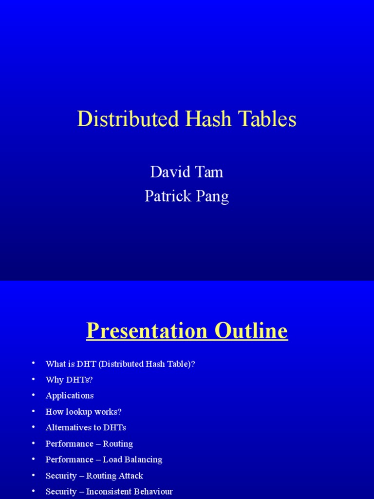 Dht Data Management Data Transmission