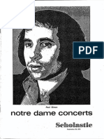 1973 Notre Dame Scholastic Newsletter Concerts Carpenters VOL 0115 ISSUE 0002