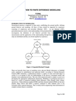 Introduction To Finite Difference Modelling