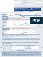 hdfc Banking Changes of Address Form