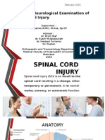 Standard Neurological Examination of Spinal Cord Injury: Text Book Reading February 2015