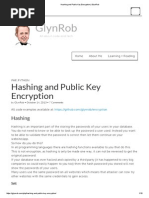 Glynrob: Hashing and Public Key Encryption