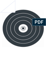 Target 4 - X1 - Practise Target - 30m - 60m