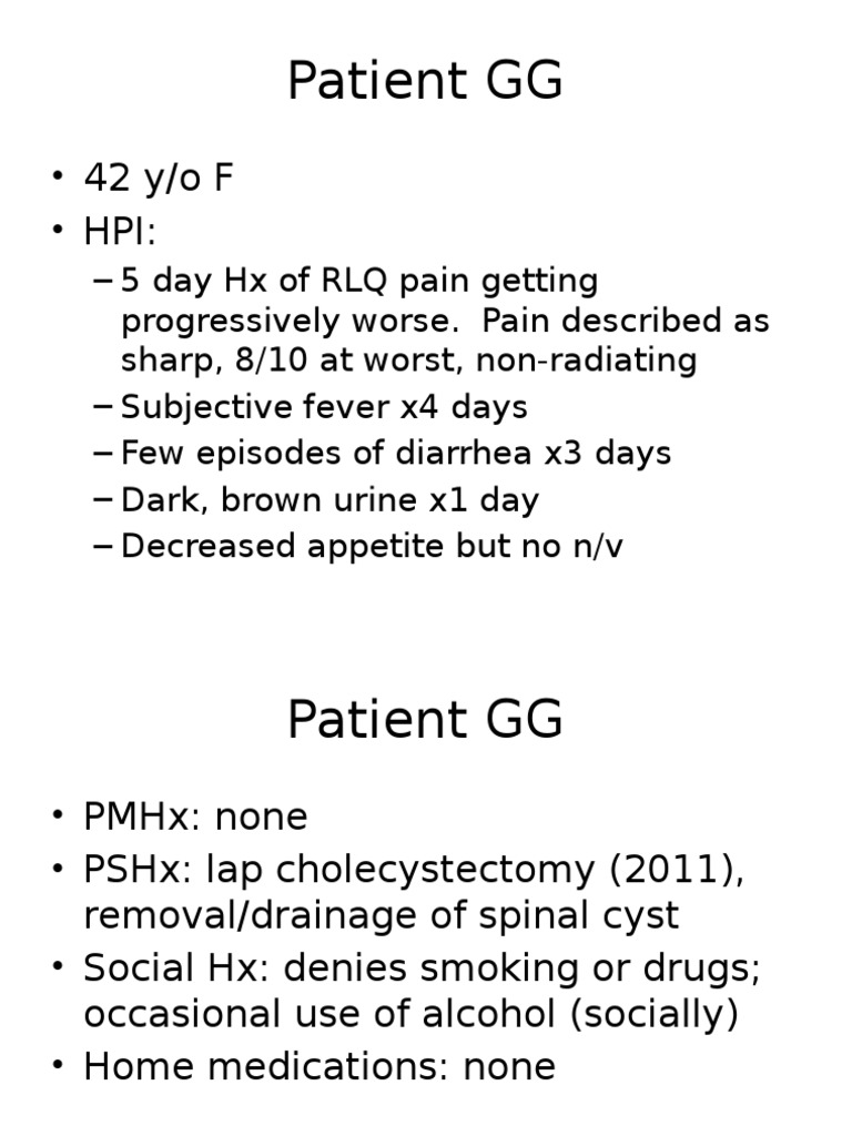Surgery Case Report Appendicitis Medicine Medical Specialties