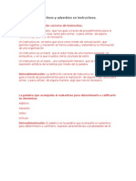 6° Miguel ADJETIVOS Y ADVERBIOS EN INSTRUCTIVOS YA REVIZADOS POR MISS ALICE