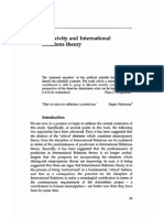 Reflexivity and International Relations Theory - The Restructuring of International Relations Theory