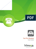 Fax Pro Module-Userguide