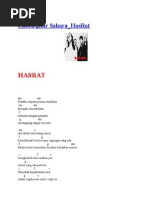 Chord Gitar Sahara Hasrat