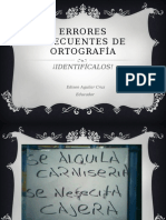 Errores Frecuentes de Ortografía