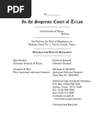 Texas Mandamus Petition