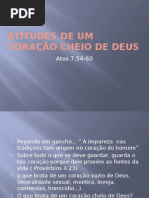 Atitudes de Um Coração Cheio de Deus