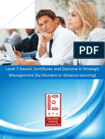 ATHE Level 7 Award Certificate Diploma in Strategic Management