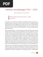 Partition and Bengal