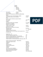 Pesos de Materiales