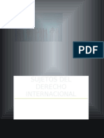 Sujetos Del Derecho Internacional