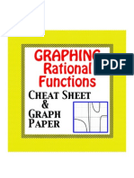 Graphing Rational Functions: Cheat Sheet & Graph Paper