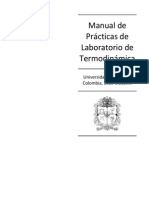 Manual de Prácticas de Laboratorio de Termodinámica PDF