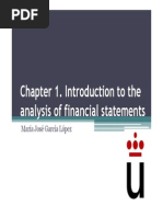 Chapter 1. Introduction To The Analysis of Financial Statements. Slides