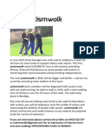 2015 Autismwalk Recruitment Letter