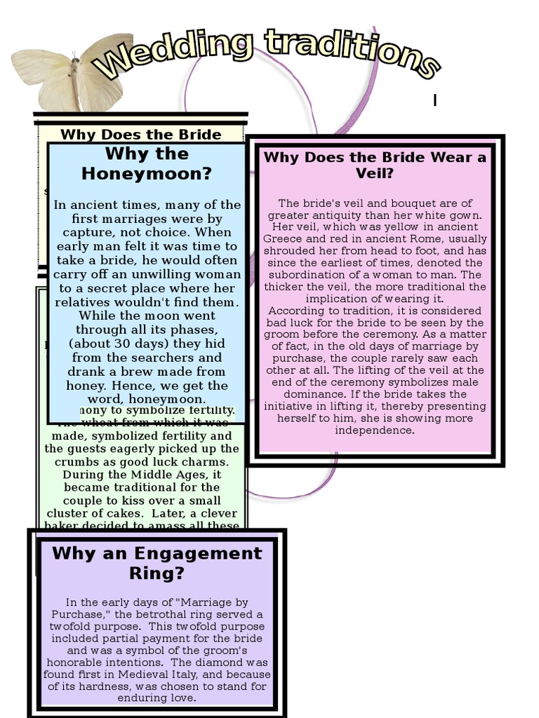Wedding Traditions | PDF | Bride | Veil
