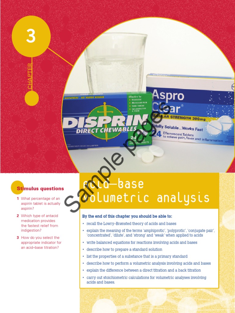 Back Titrate Titration Chemistry