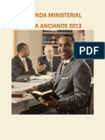 Agenda Ministerial para Anciano 2013 Y para Siervos Ministeriales