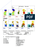 Family Revision Cover Work Yr 9 Spanish