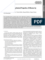 Tuning The Electromechanical Properties of Silicones by Crosslinking Agent