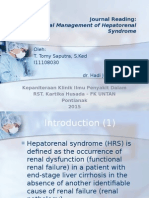 JR - Hepatorenal Syndrome