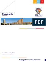 University Placement Brochure 2013-2014