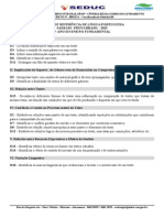 Matrizes de Referências - Sadeam-Prova Brasil 2015