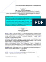 LEY 454 DE 1998 - Ley de La Economía Solidaria PDF