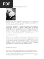 La Declaración Universal de Los Derechos Humanos