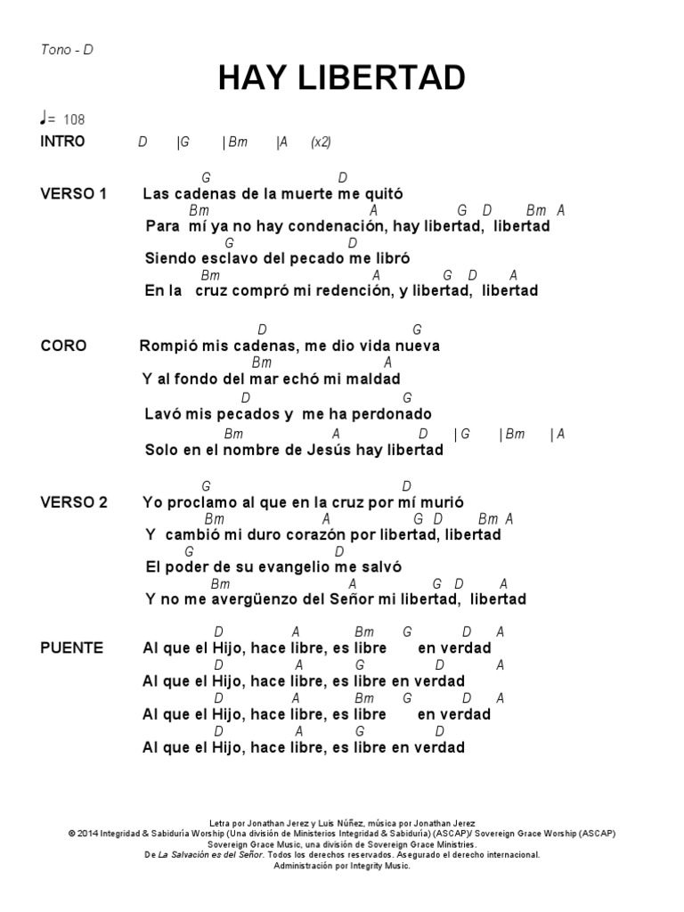 La Ibi Sovereign Grace Music Hay Libertad